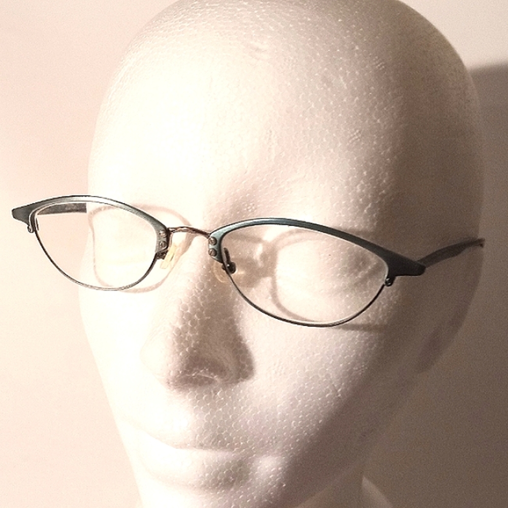 Rare Vintage Martine Sitbon Handmade Oval kind of Cat Eye Women's Eyeglasses